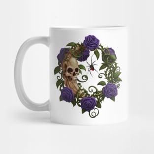 Skeleton Moon purple Mug